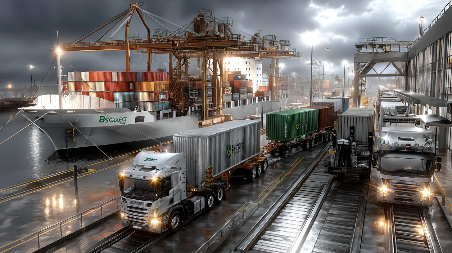 与非洲和金砖国家的物流细节