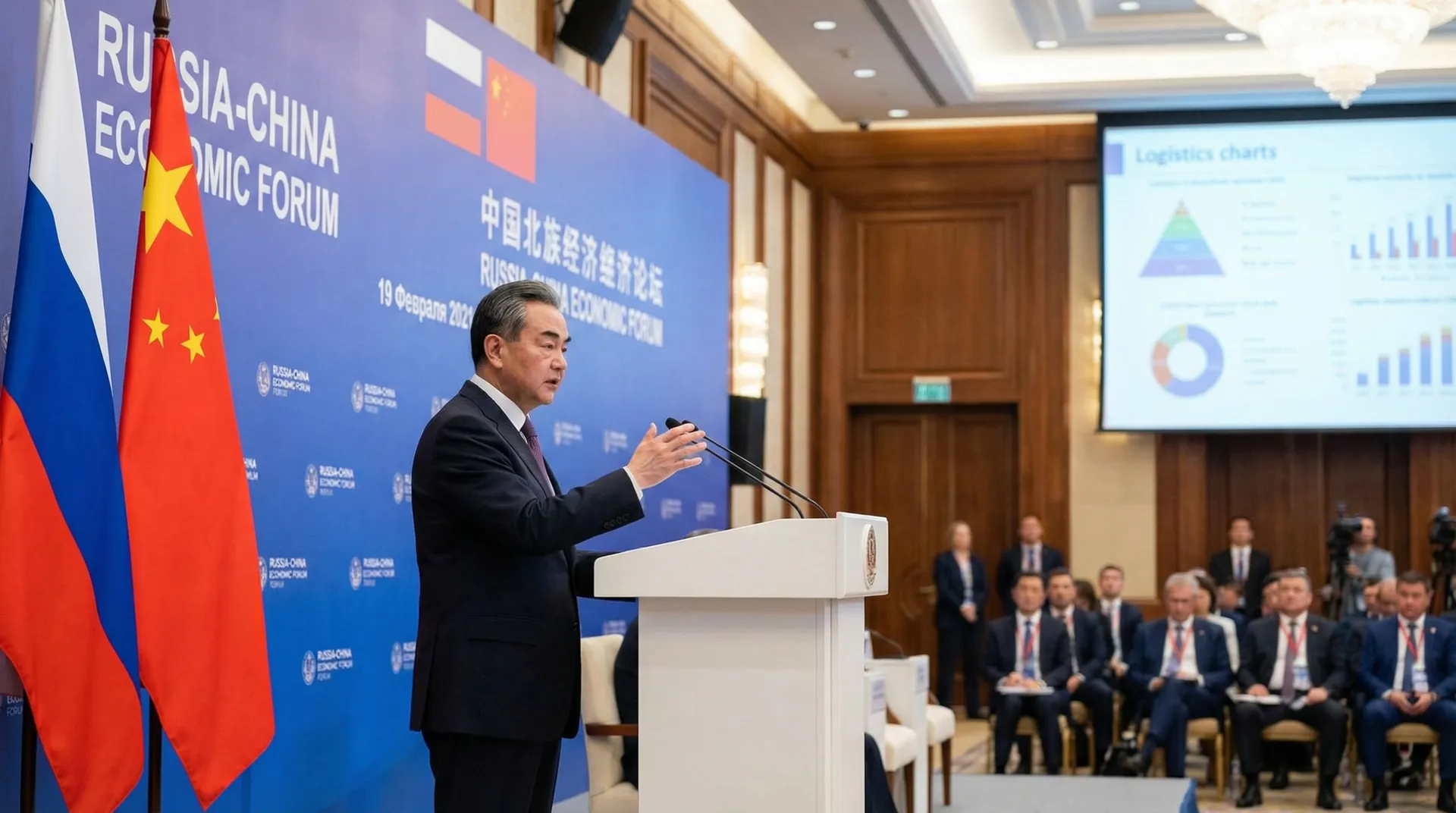 俄罗斯和中国之间的贸易额第三年超过2000亿美元。