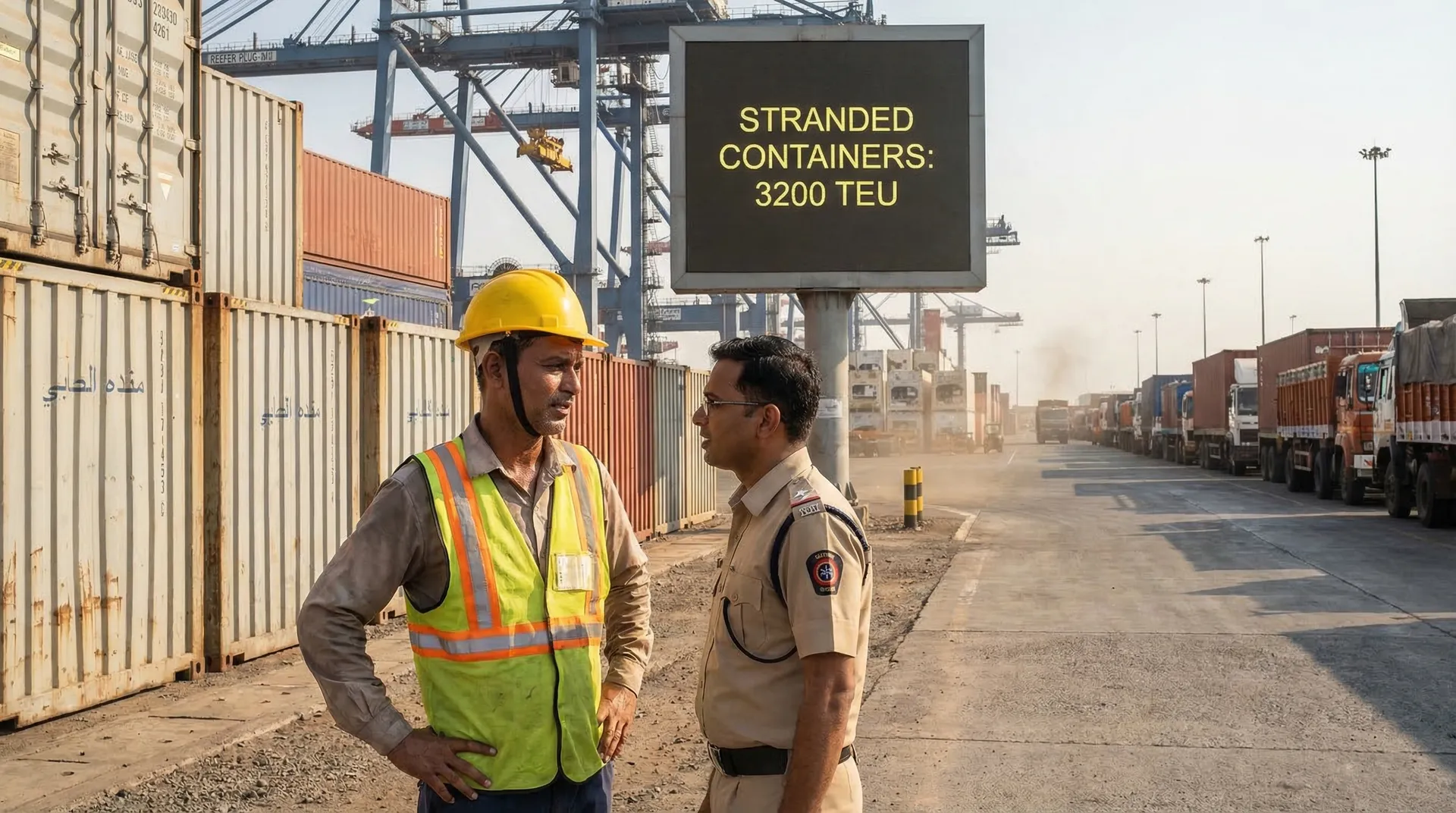 JNPA减少拥堵：仓储和危机货运总部的折扣