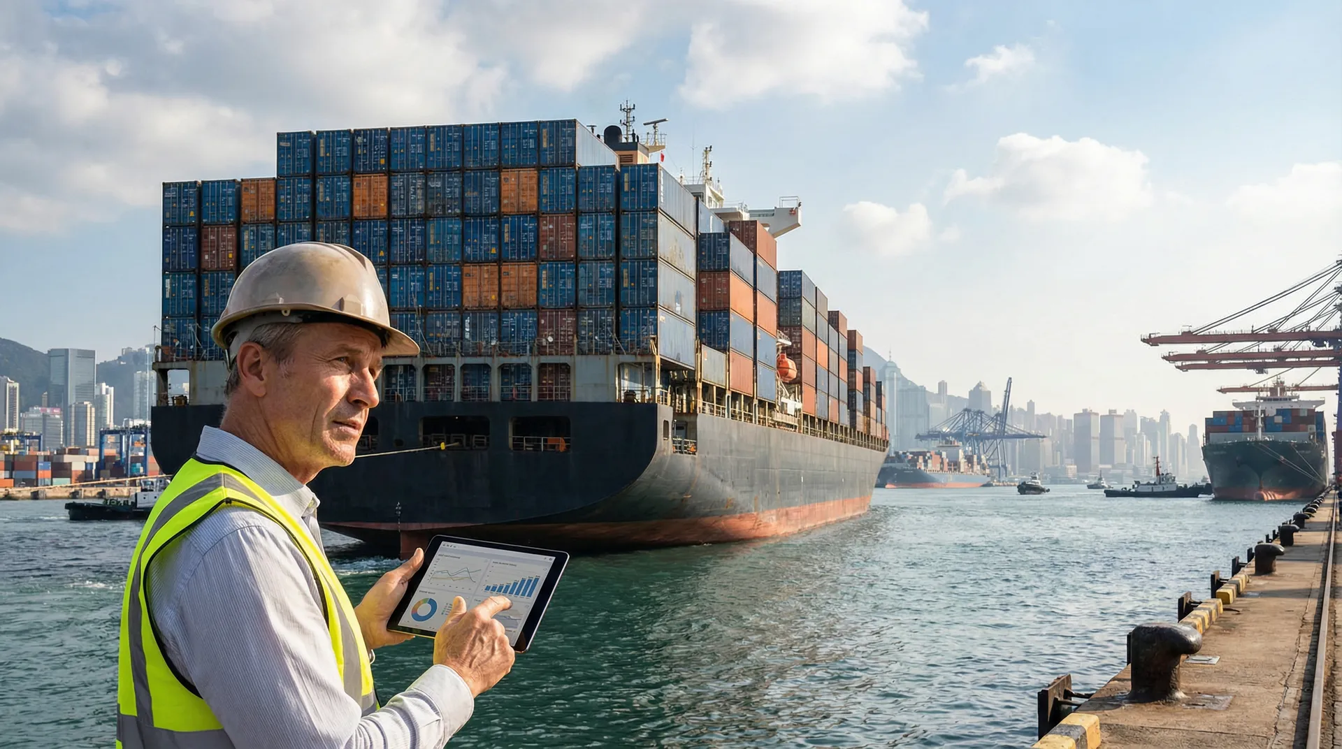 由于中东局势紧张，集装箱费率再次上升